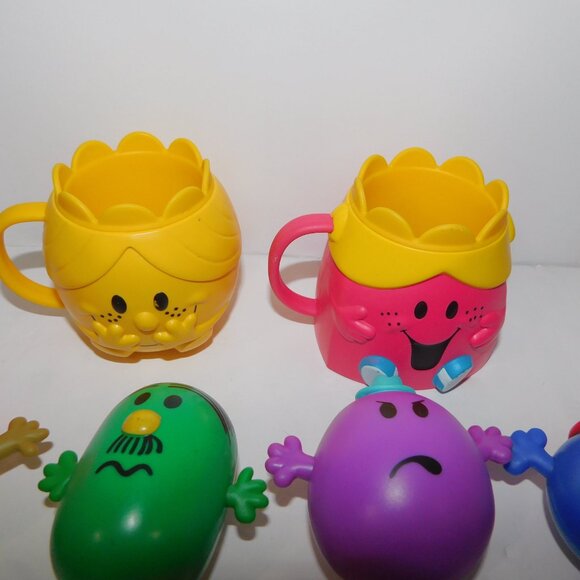 Lot 15 McDonalds Mr. Men & Little Miss Toy Figures and Cups R. Hargreaves - Picture 3 of 8